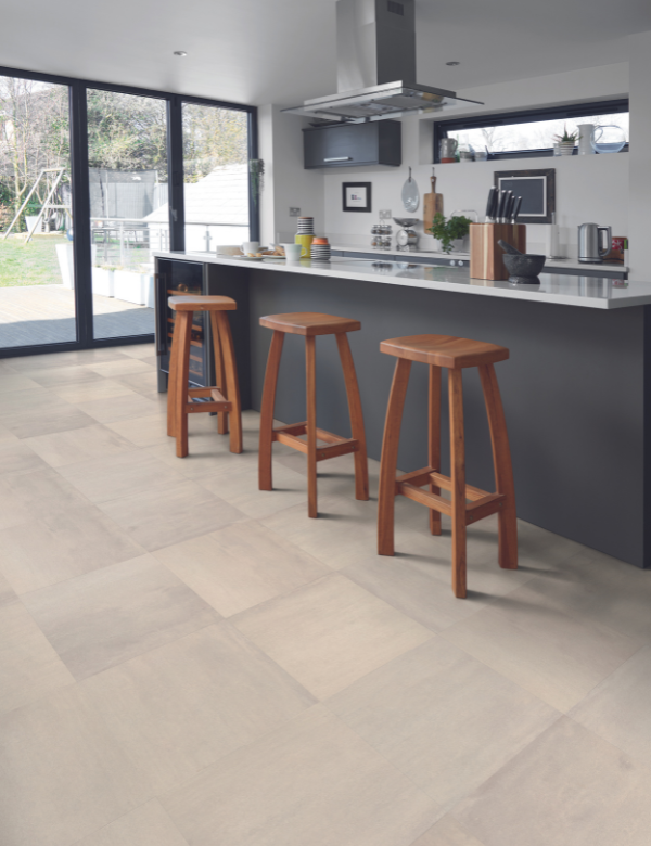 Silvered Concrete Kitchen